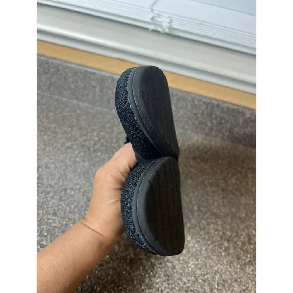 Skechers Air Cooled Memory Foam Fabric Shoe Slip On Women 10 Flat Comfort Casual